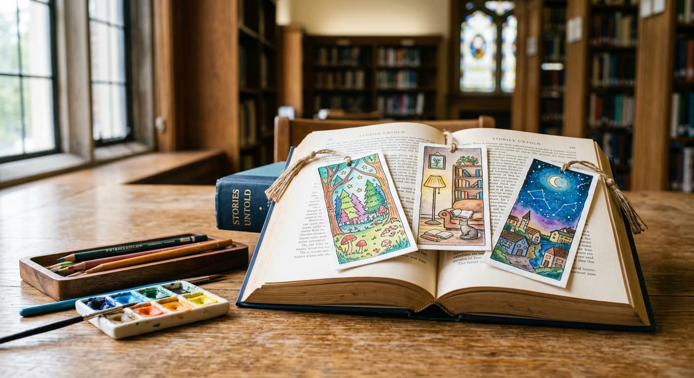 Local Library Wins International Award for Most Creative Bookmark Designs